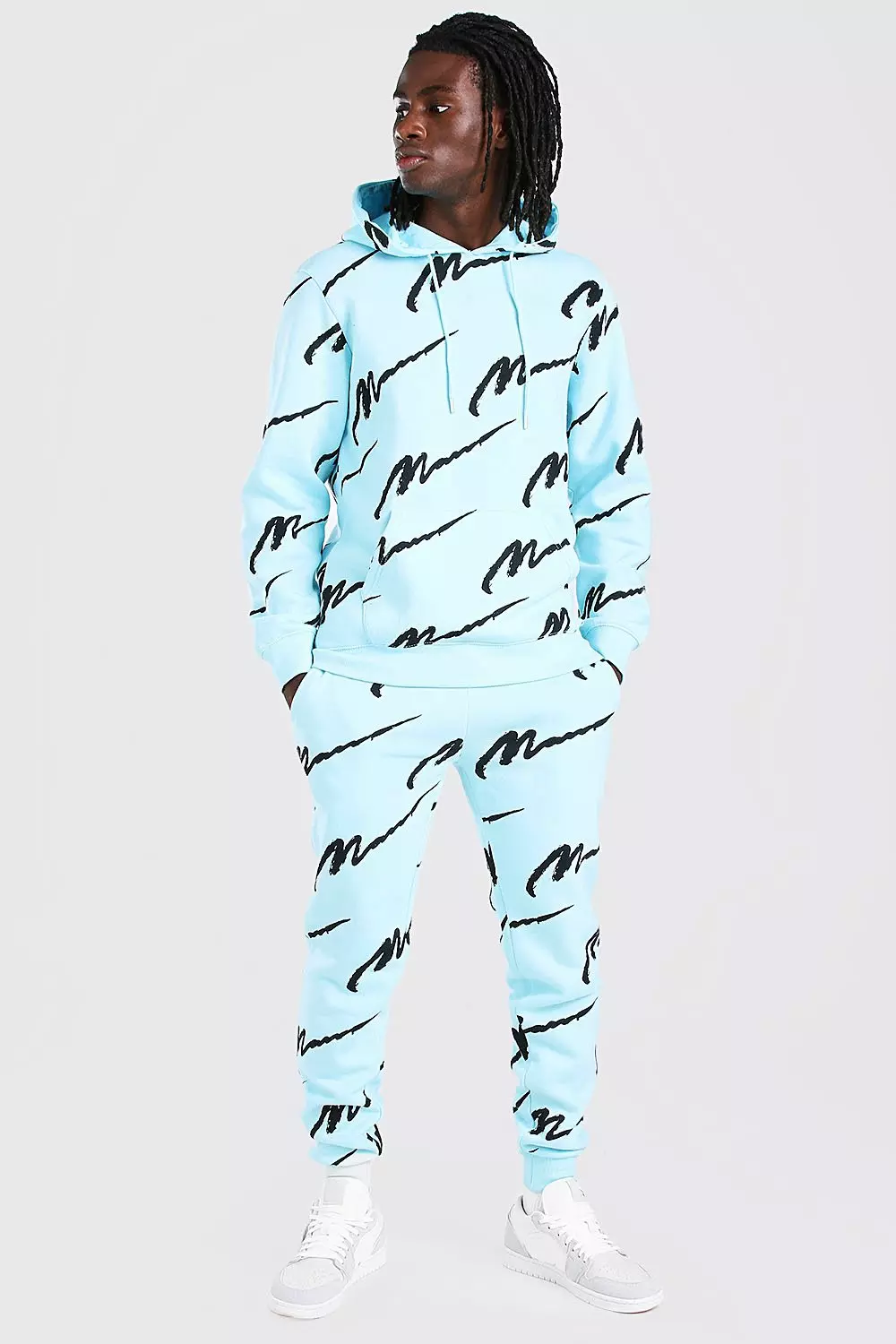 Boohooman store printed tracksuit